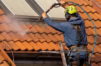 Démoussage et hydrofuge de toiture à Sainte-Croix-en-Jarez
